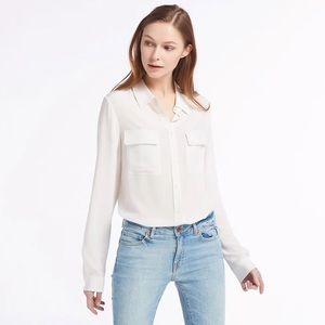 Lilysilk White Silk Blouse